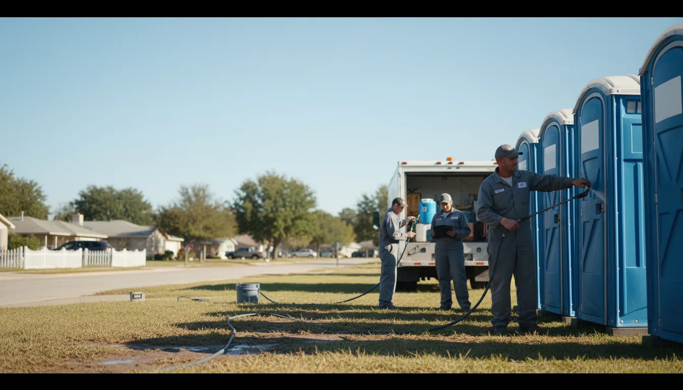 Long-Term Portable Toilet Rental in Cedar Bluff, AL near me